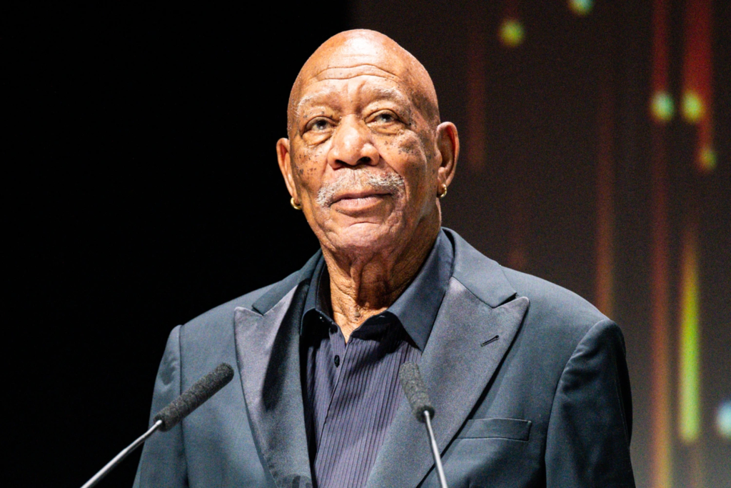alt="Jeanette Adair Bradshaw, first wife of Morgan Freeman"